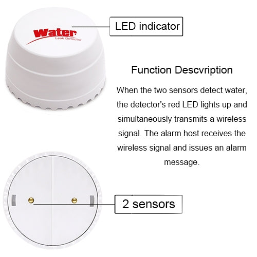 DY-SQ100B Water Leakage Detector with Two Sensors, DY-SQ100B DY-SQ100B Water Leakage Detector with Two Sensors, DY-SQ100B